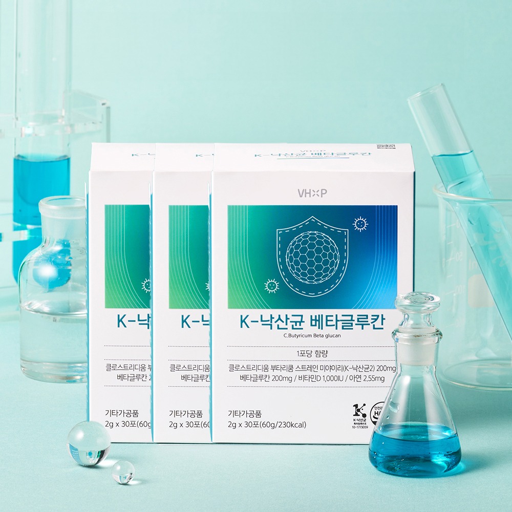 K-낙산균 포 에브리바디 30포 3개 요구르트맛  프리바이오틱스 프로바이오틱스 포스트바이오틱스